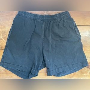 Los Angeles Apparel shorts. Black with pockets. Size small